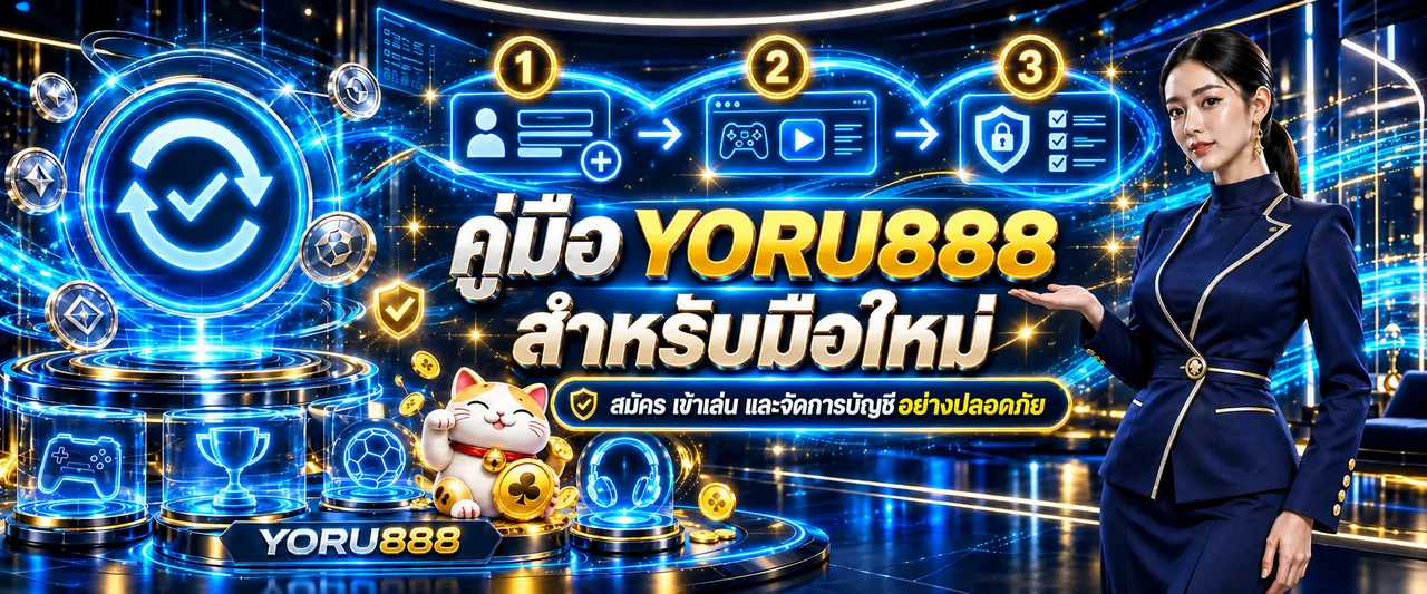 YORU888 คู่มือมือใหม่ สมัคร เข้าเล่นอย่างปลอดภัย